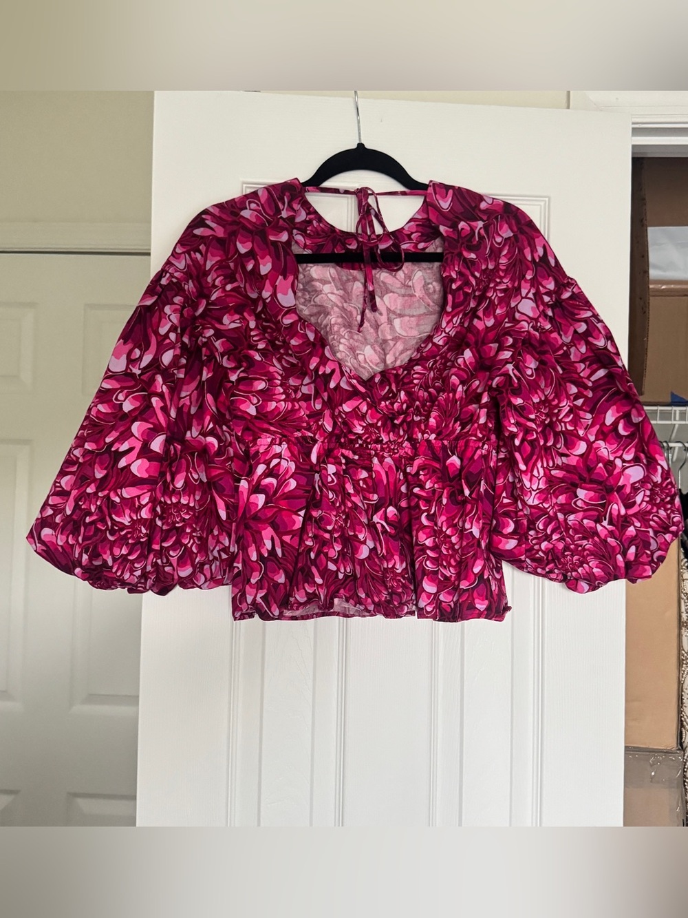 Kika Vargas x Target Peplum Top - Picture 4 of 8